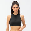 Hollow-Out Sports Bra for Curvy Women – Cushioned & Confident